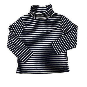 Jojo Maman Bebe Striped Turtleneck Long Sleeve Shirt